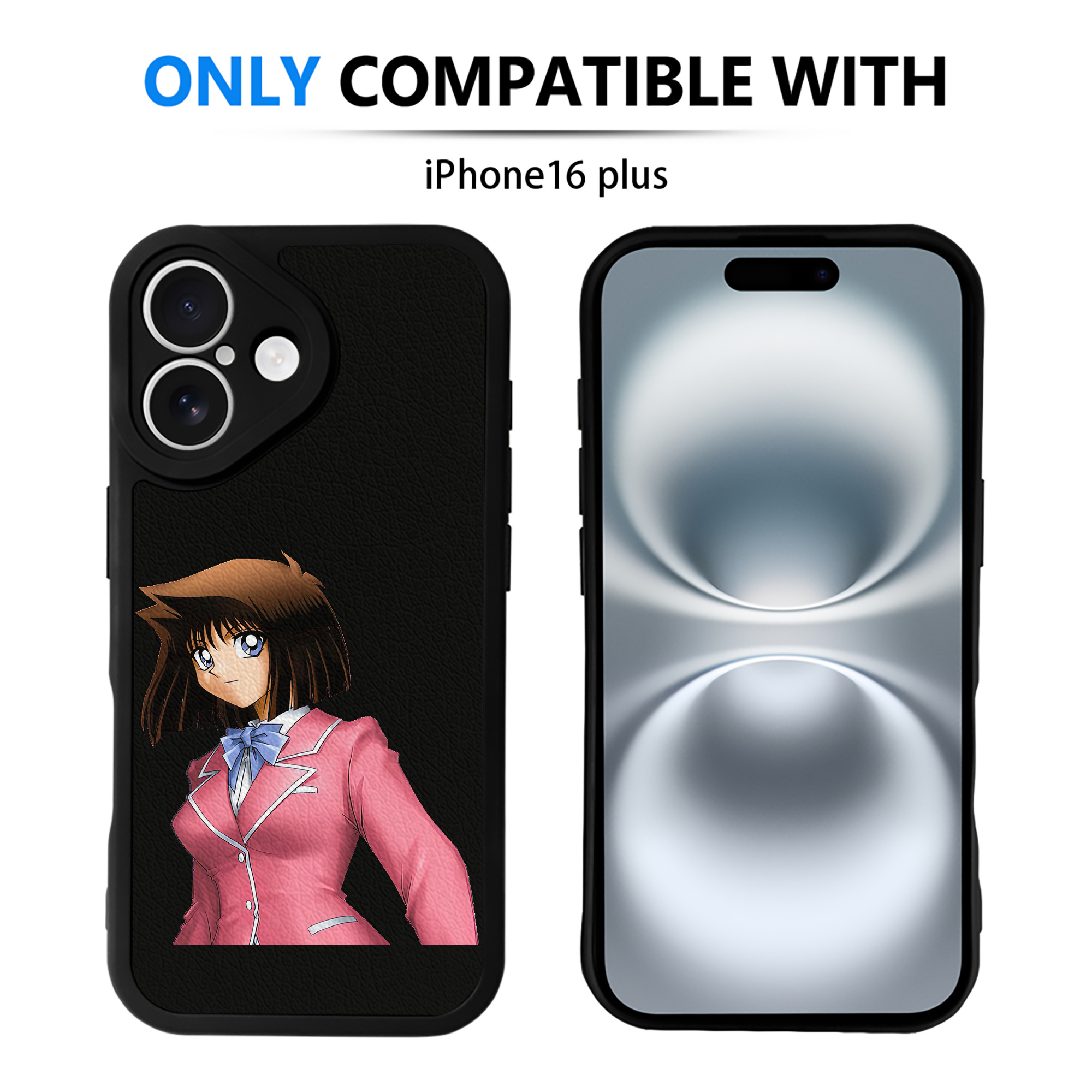 遊☆戯☆王 Yu-Gi-Oh! 【iPhone 16シリーズ対応】シリコンスマホケース（レザー調） 材質：シリコン